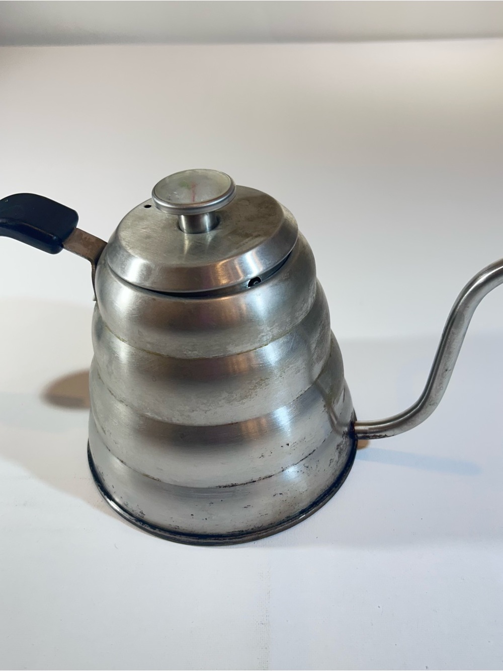 Lindle & Collins 40oz Gooseneck Kettle Thermometer Stainless Pour Over Coffee